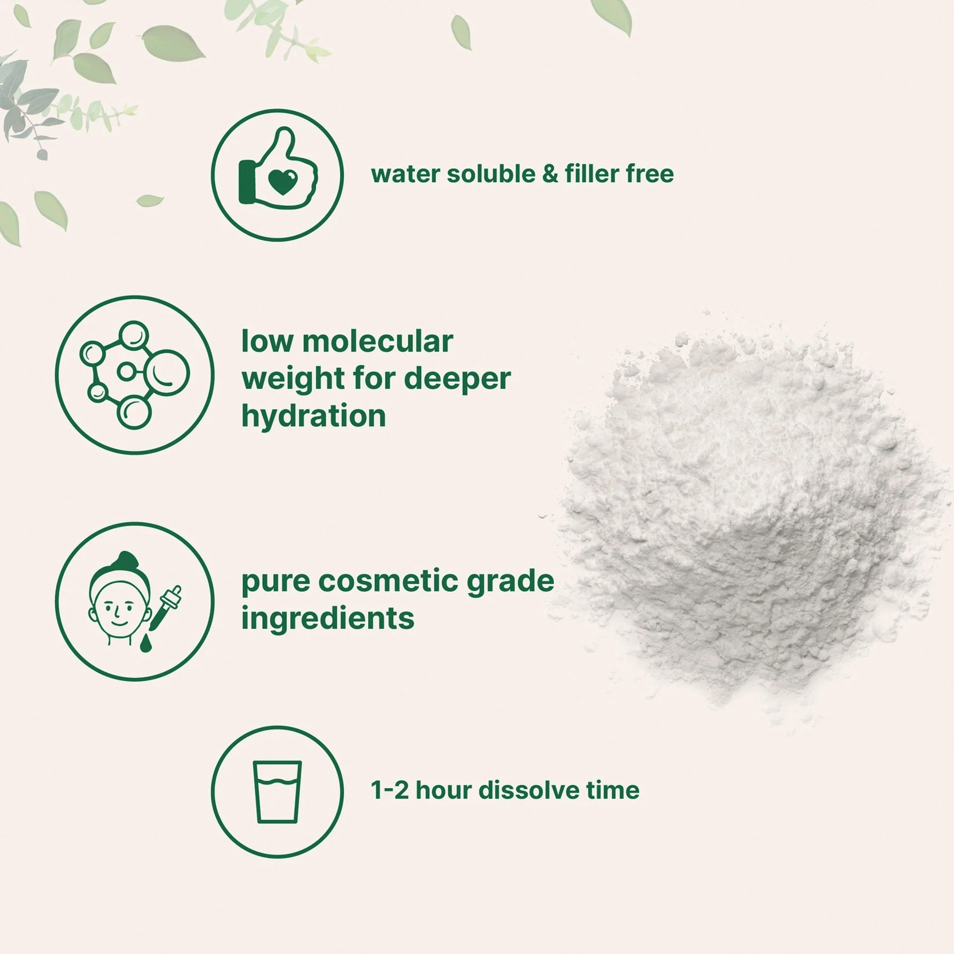 Powder Hyaluronic Acid Serum